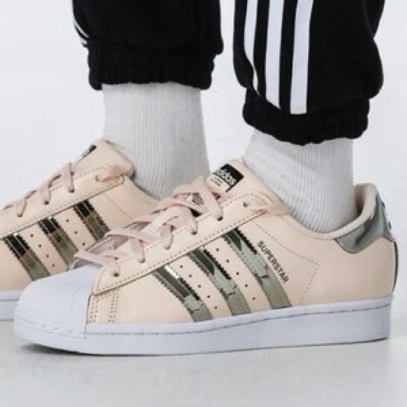 adidas gazelle silver green womens adidas Superstar main image 1